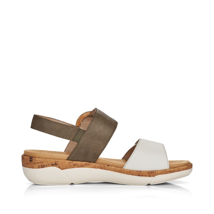 Remonte Artikelnummer R6853-54 remonte Damen Riemchensandalen olivgrün-altweiß Blitzverkäufe