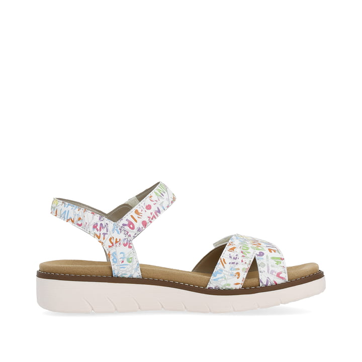 Remonte Artikelnummer D2049-81 remonte Damen Riemchensandalen multicolored-weiß Outlet