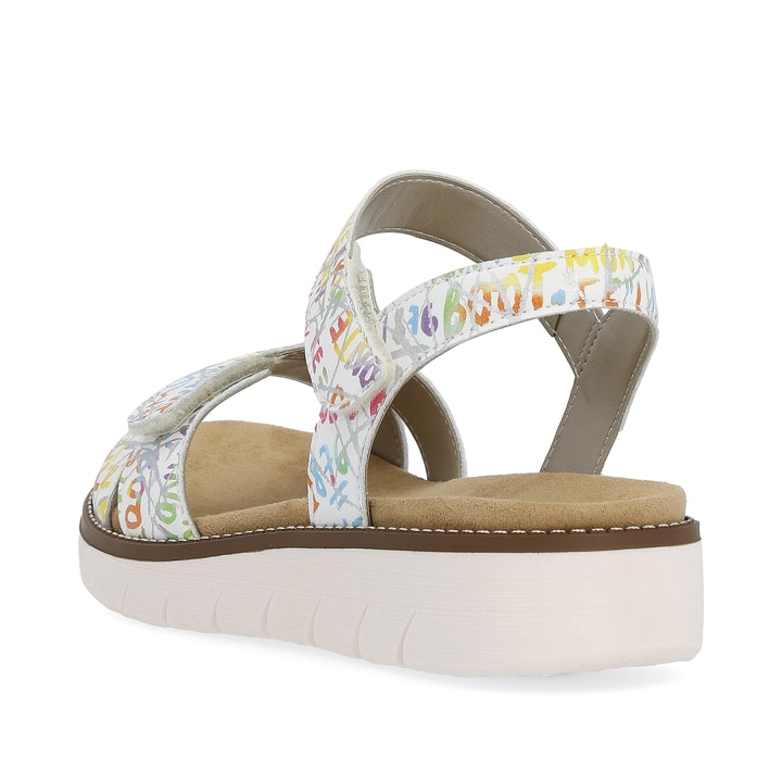 Remonte Artikelnummer D2049-81 remonte Damen Riemchensandalen multicolored-weiß Outlet