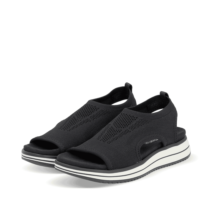 Remonte Artikelnummer D1J52-00 remonte Damen Riemchensandalen nachtschwarz