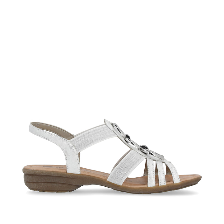 Remonte Artikelnummer R3605-80 remonte Damen Riemchensandalen blütenweiß-silber Verkauf