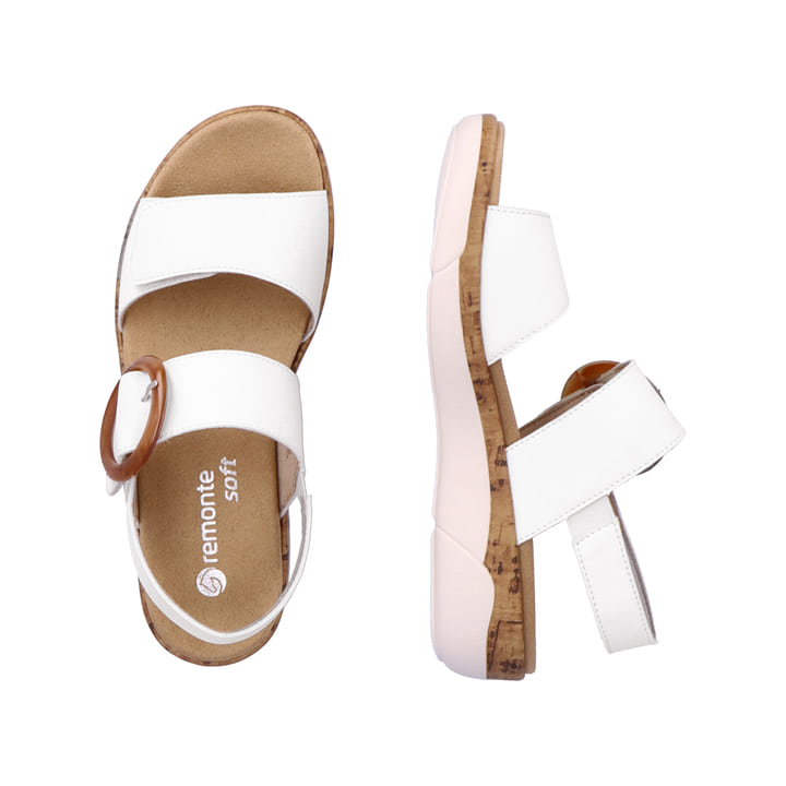 Remonte Artikelnummer R6853-80 remonte Damen Riemchensandalen edelweiß Schlussverkauf