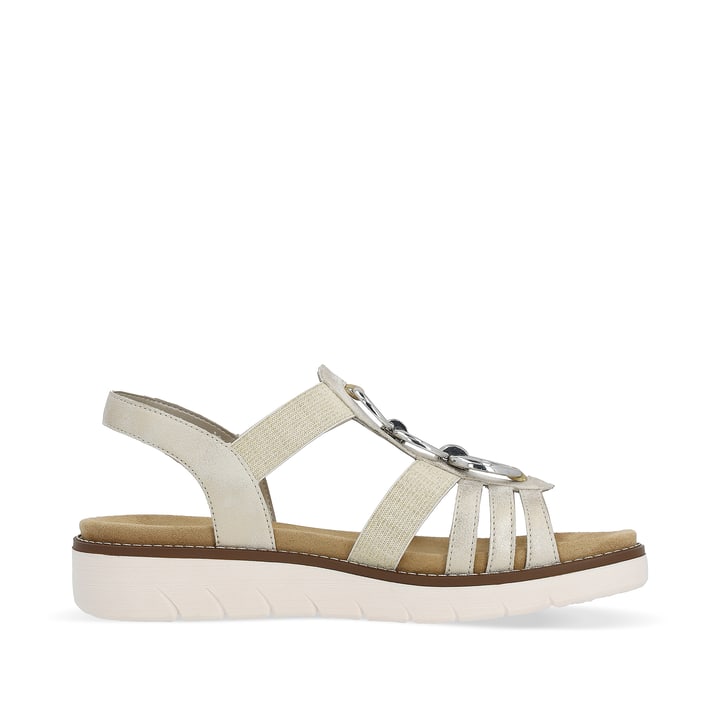 Remonte Artikelnummer D2073-60 remonte Damen Riemchensandalen cremebeige-silber Günstiger Verkauf