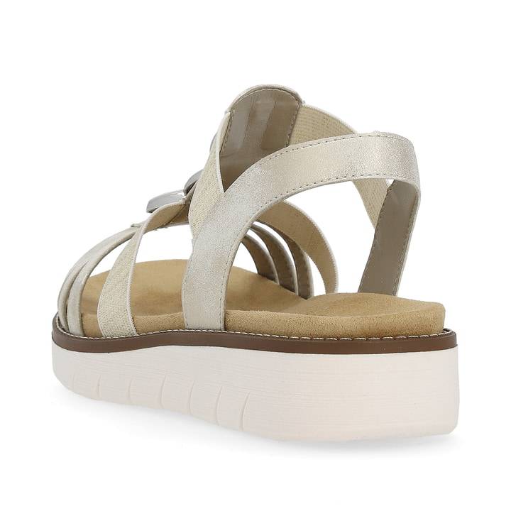 Remonte Artikelnummer D2073-60 remonte Damen Riemchensandalen cremebeige-silber Günstiger Verkauf