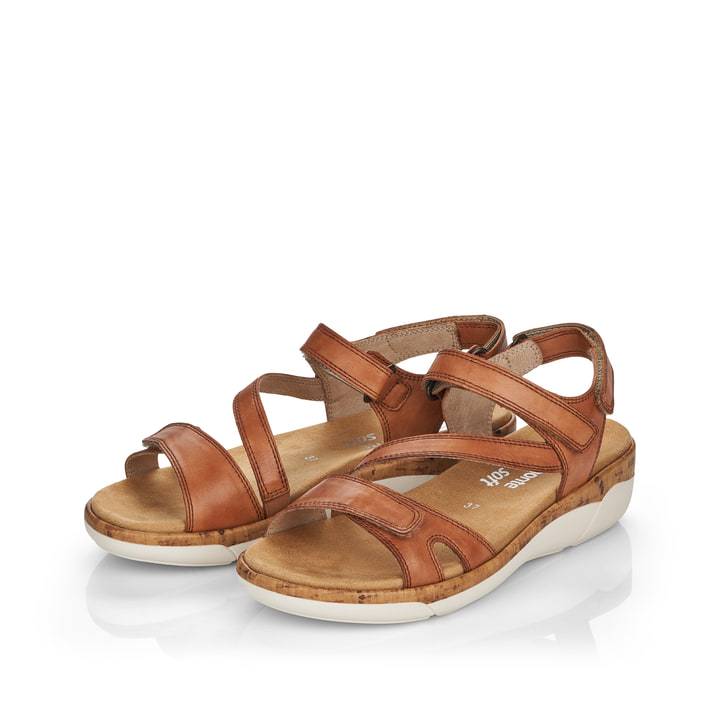Remonte Artikelnummer R6850-22 remonte Damen Riemchensandalen karamellbraun