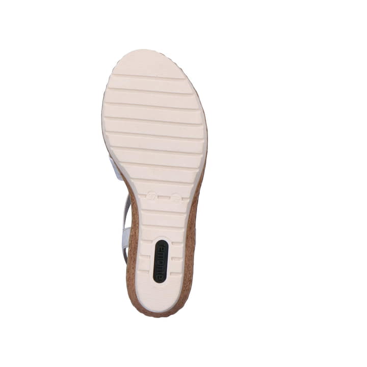 Remonte Artikelnummer R6264-80 remonte Damen Keilsandaletten blütenweiß-mondgrau Outlet