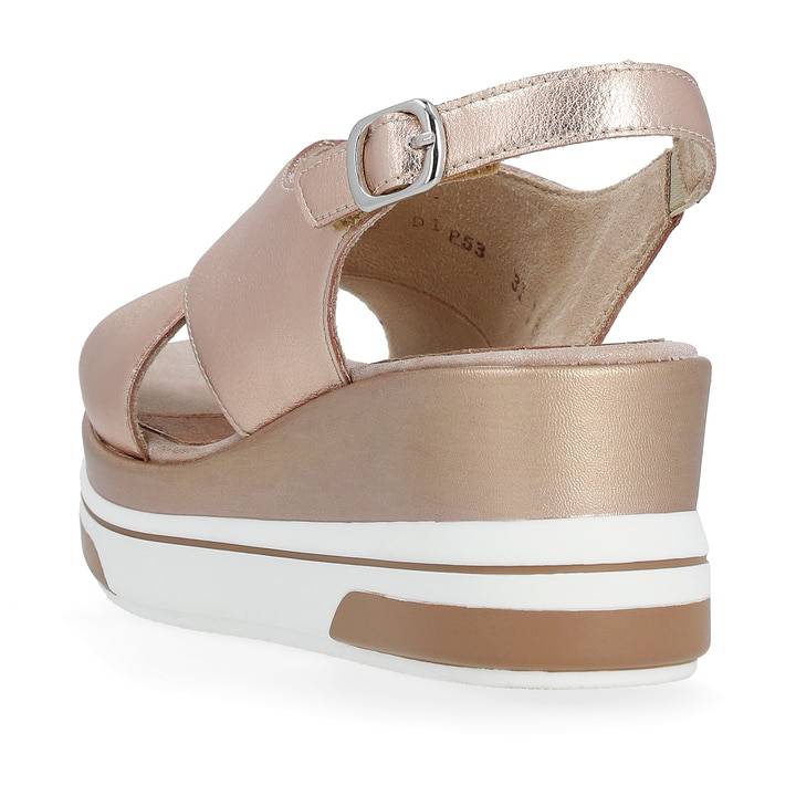 Remonte Artikelnummer D1P53-31 remonte Damen Keilsandaletten metallicrosé VIP-Rabatte