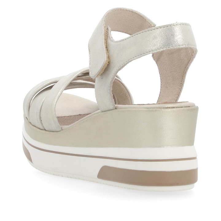 Remonte Artikelnummer D1P51-90 remonte Damen Keilsandaletten gold-metallic Online