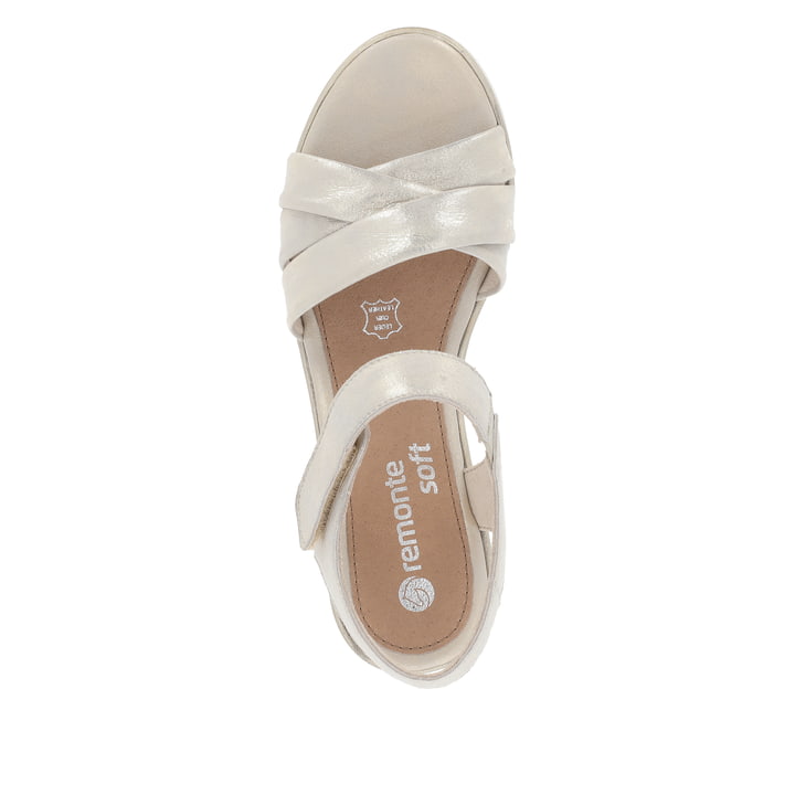 Remonte Artikelnummer D1P51-90 remonte Damen Keilsandaletten gold-metallic Online