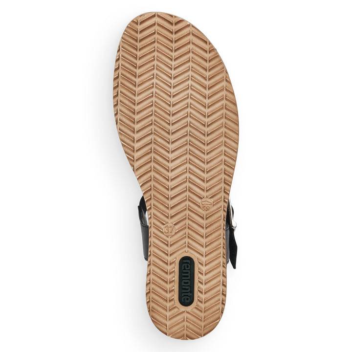 Remonte Artikelnummer D6454-00 remonte Damen Keilsandaletten tiefschwarz Outlet