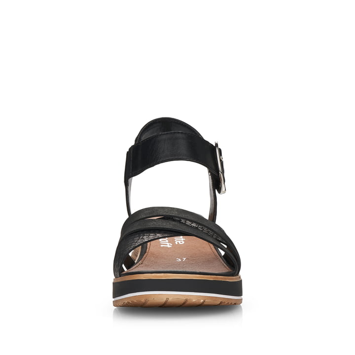 Remonte Artikelnummer D6454-00 remonte Damen Keilsandaletten tiefschwarz Outlet