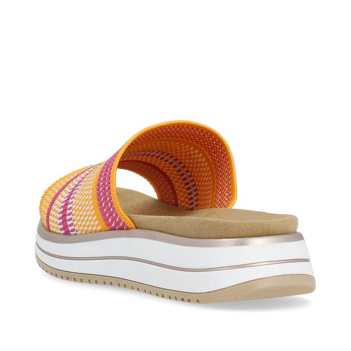 Remonte Artikelnummer D1J54-68 remonte Damen Pantoletten pink-mangogelb Günstiger Verkauf