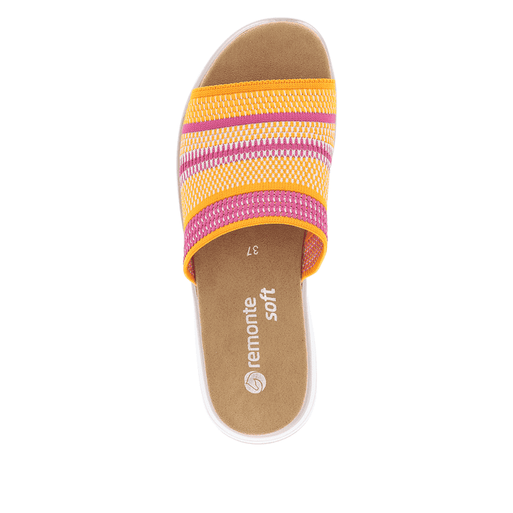 Remonte Artikelnummer D1J54-68 remonte Damen Pantoletten pink-mangogelb Günstiger Verkauf