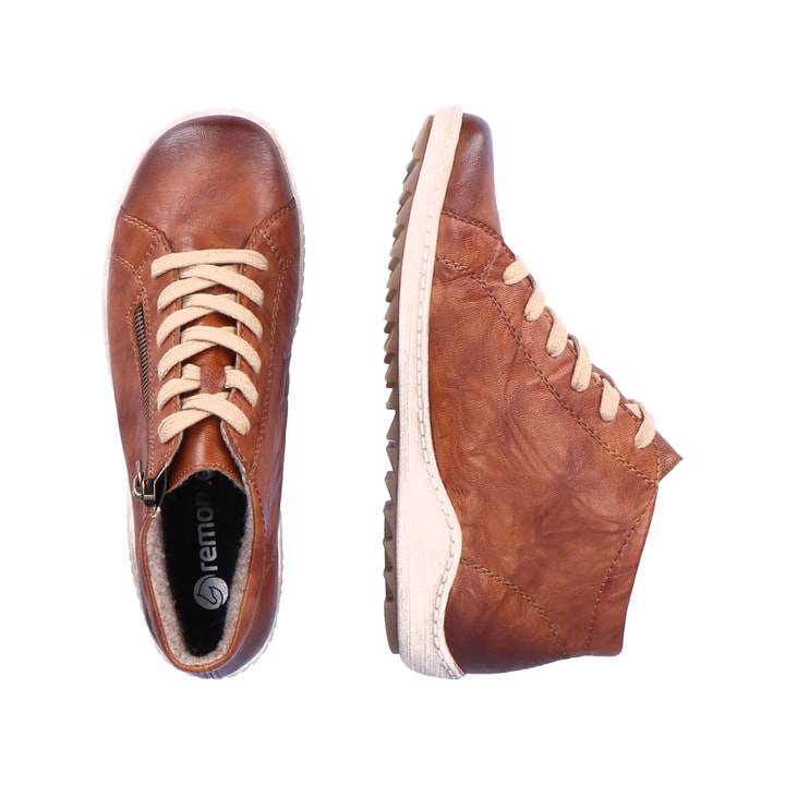 Remonte Artikelnummer R1470-22 remonte Damen Schnürschuhe karamellbraun im Angebot