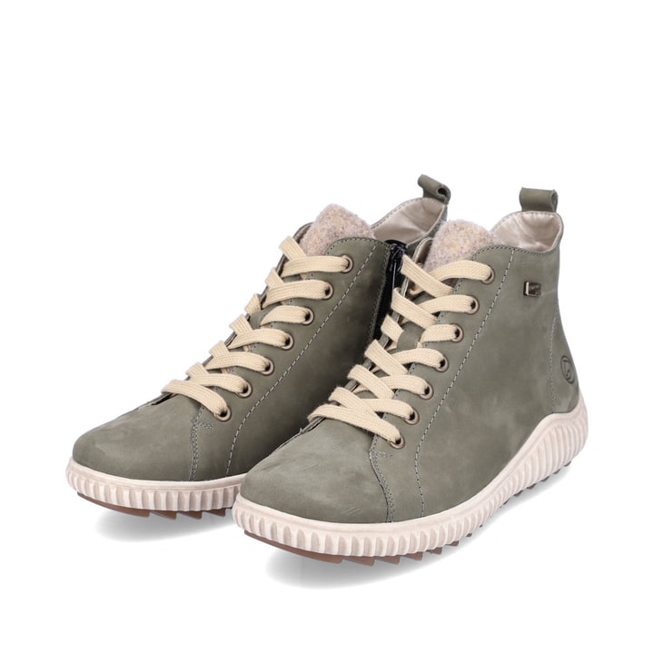 Remonte Artikelnummer R8270-54 remonte Damen Schnürschuhe khakigrün Schlussverkauf