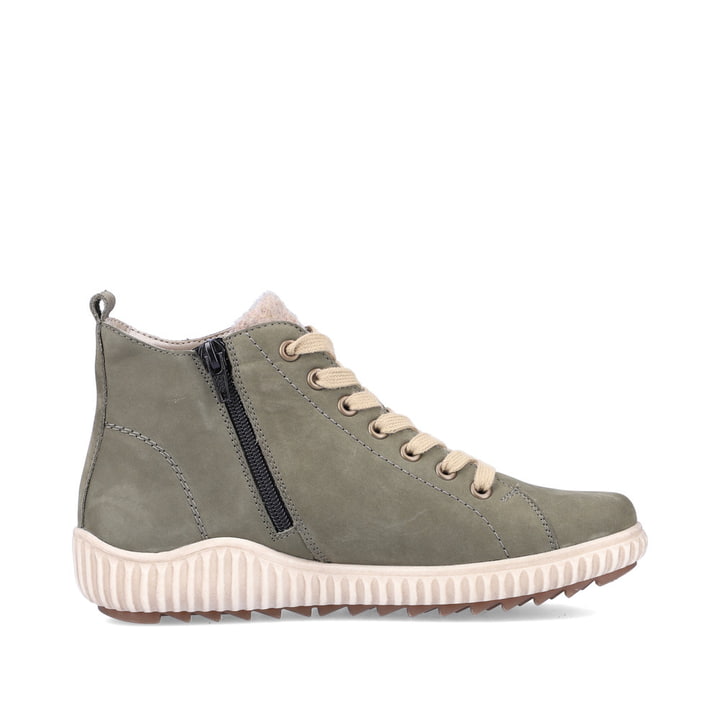 Remonte Artikelnummer R8270-54 remonte Damen Schnürschuhe khakigrün Schlussverkauf