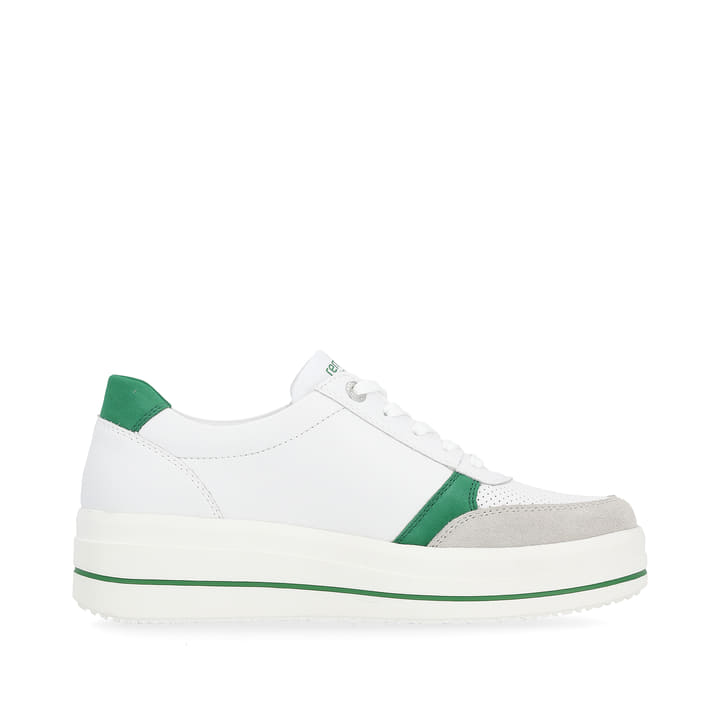 Remonte Artikelnummer D1C00-80 remonte Damen Sneaker smaragdgrün-schneeweiß Blitzverkäufe