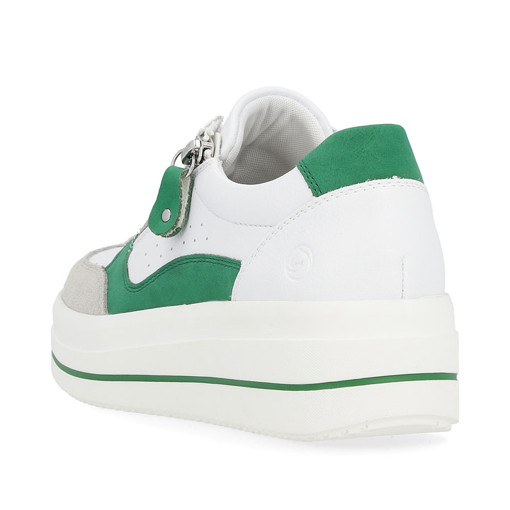 Remonte Artikelnummer D1C00-80 remonte Damen Sneaker smaragdgrün-schneeweiß Blitzverkäufe