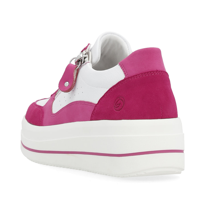 Remonte Artikelnummer D1C00-81 remonte Damen Sneaker fuchsia-schneeweiß Schlussverkauf