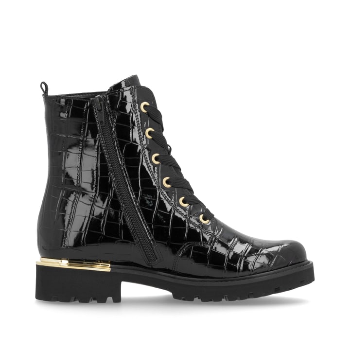 Remonte Artikelnummer D8683-00 remonte Damen Schnürstiefel lackschwarz Riesige Ersparnisse