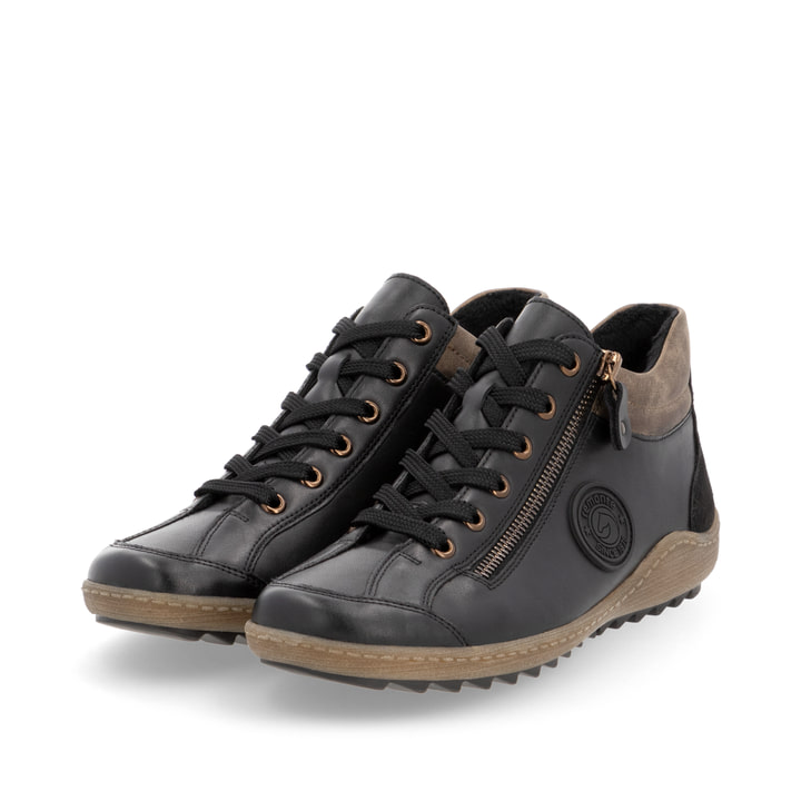 Remonte Artikelnummer R1477-03 remonte Damen Schnürschuhe stahlschwarz