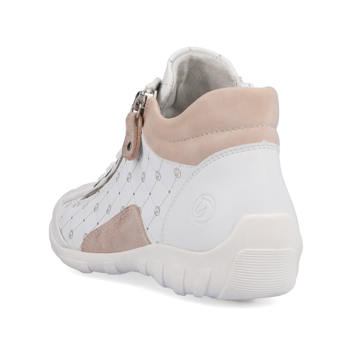 Remonte Artikelnummer R3496-80 remonte Damen Schnürschuhe reinweiß-altrosa im Angebot