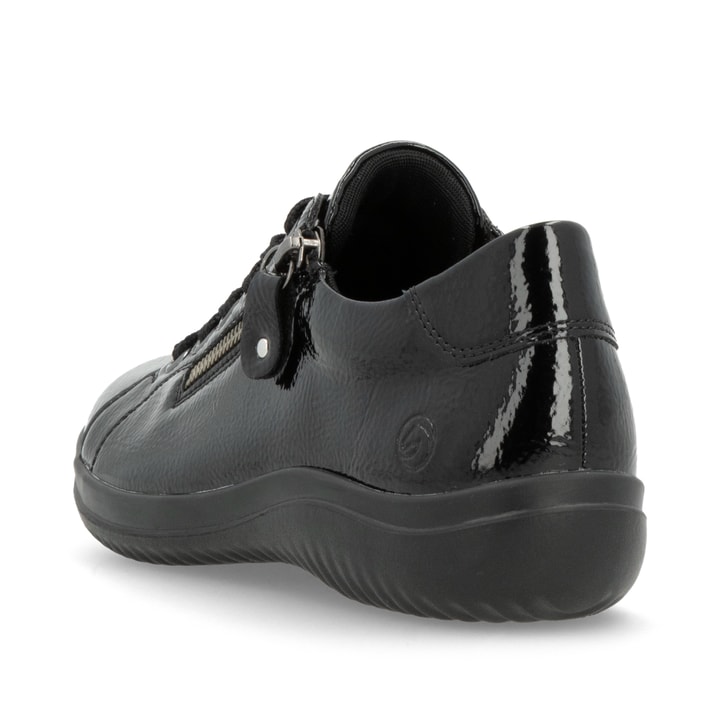 Remonte Artikelnummer D1E03-01 remonte Damen Schnürschuhe glanzschwarz Outlet