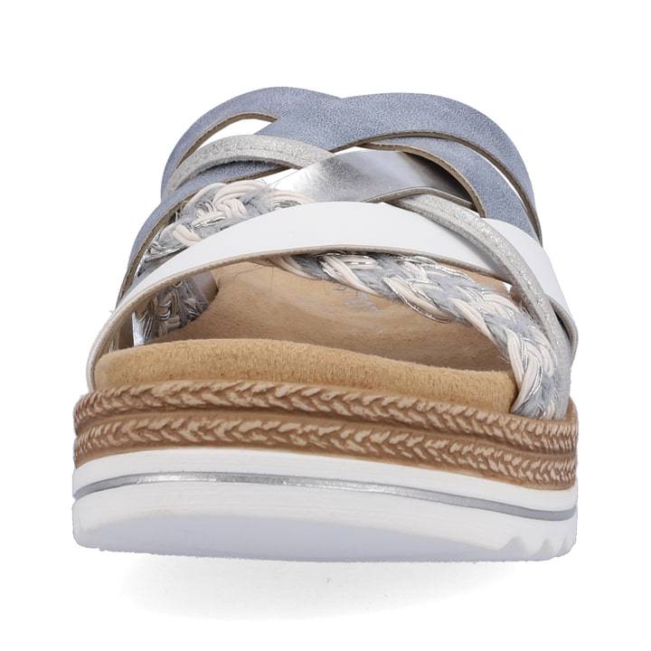 Remonte Artikelnummer D0Q50-12 remonte Damen Pantoletten pastellblau-metallic Günstiger Verkauf