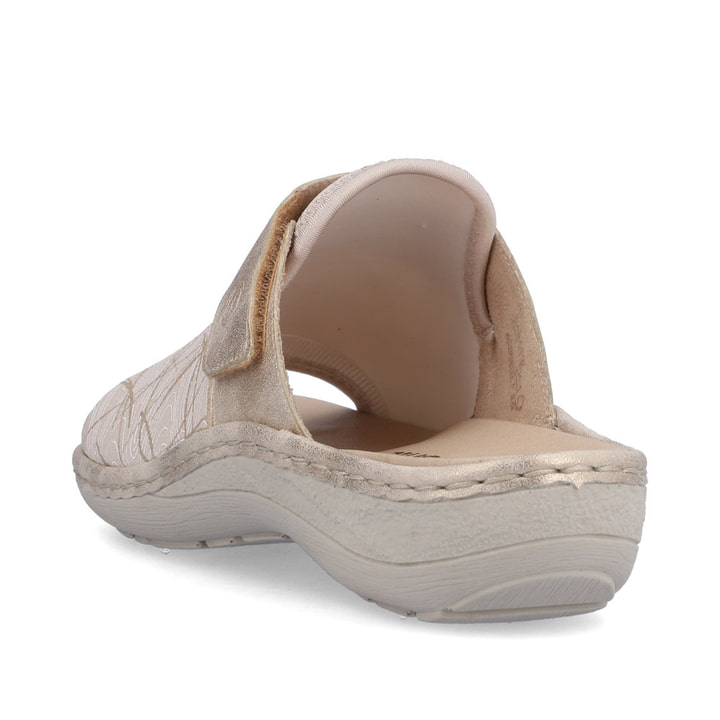 Remonte Artikelnummer D7664-60 remonte Damen Pantoletten champagnerbeige Fabrikverkauf