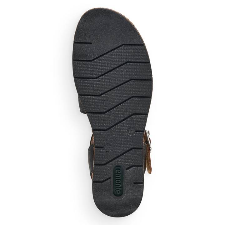 Remonte Artikelnummer D3052-01 remonte Damen Keilsandaletten asphaltschwarz Blitzverkäufe