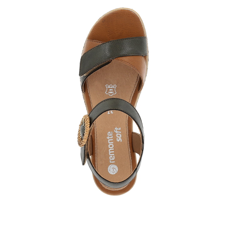 Remonte Artikelnummer D3067-52 remonte Damen Keilsandaletten olivgrün Angebote