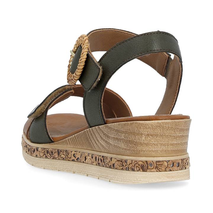 Remonte Artikelnummer D3067-52 remonte Damen Keilsandaletten olivgrün Angebote