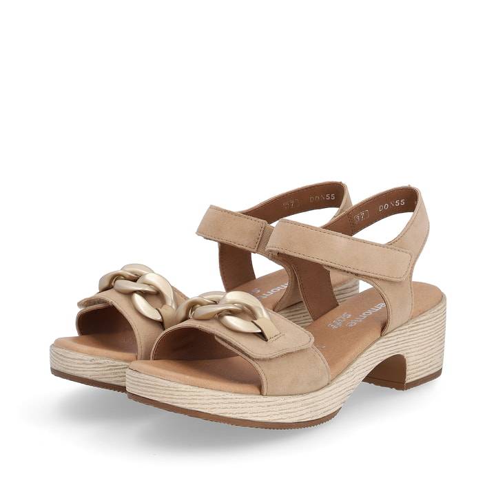 Remonte Artikelnummer D0N55-60 remonte Damen Riemchensandaletten braunbeige