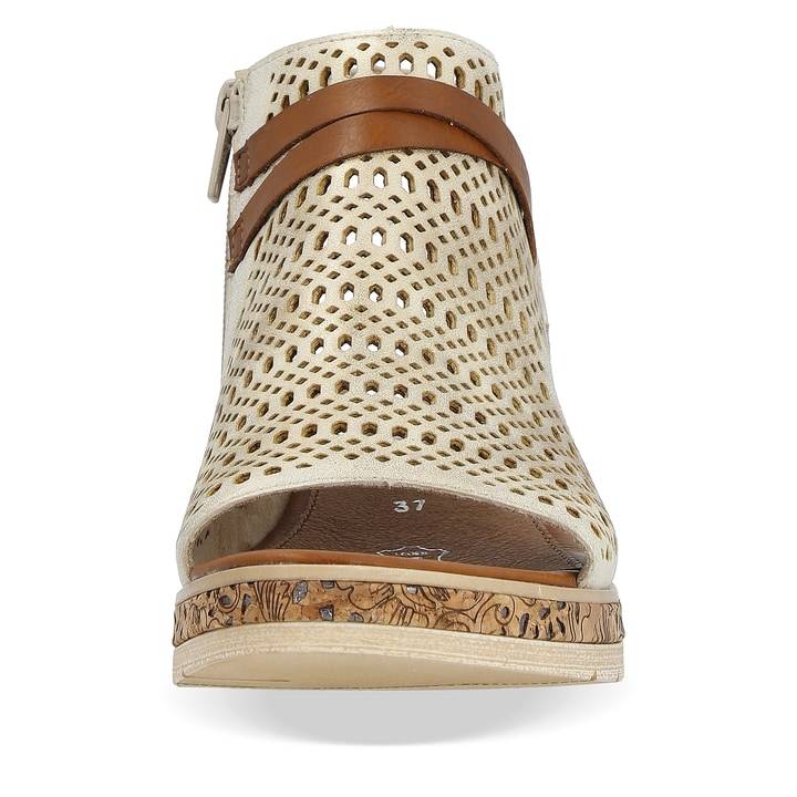 Remonte Artikelnummer D3075-60 remonte Damen Keilsandaletten cremebeige Outlet