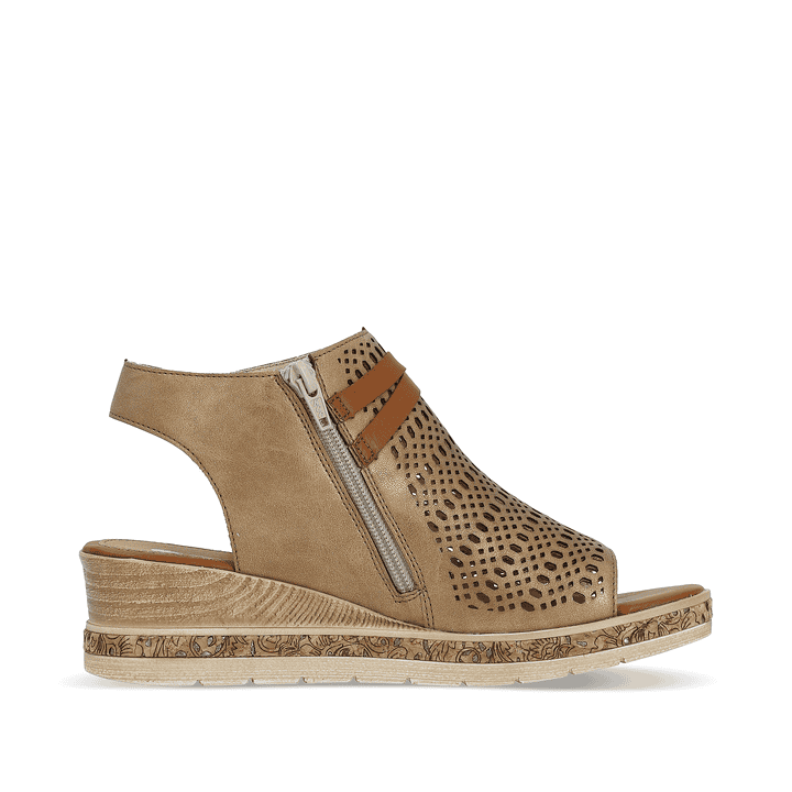 Remonte Artikelnummer D3075-90 remonte Damen Keilsandaletten bronze Verkauf