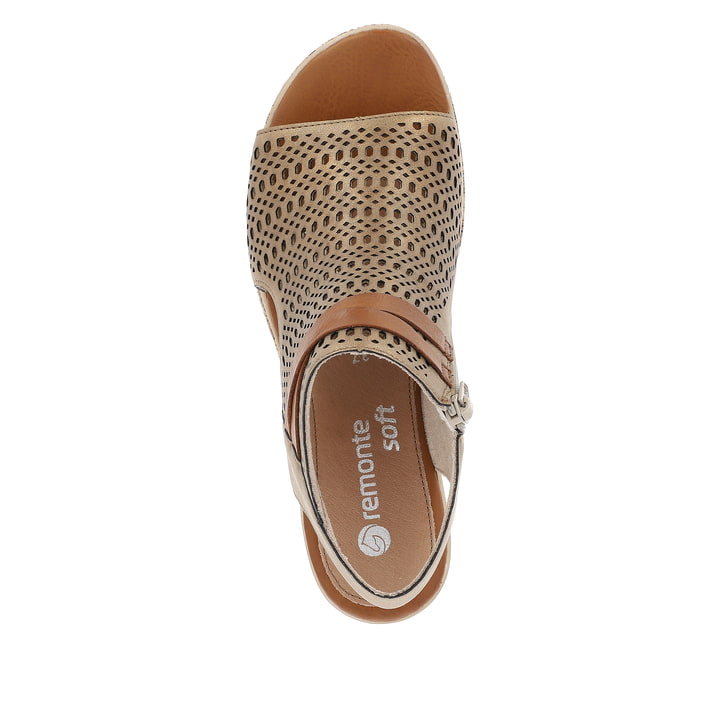 Remonte Artikelnummer D3075-90 remonte Damen Keilsandaletten bronze Verkauf