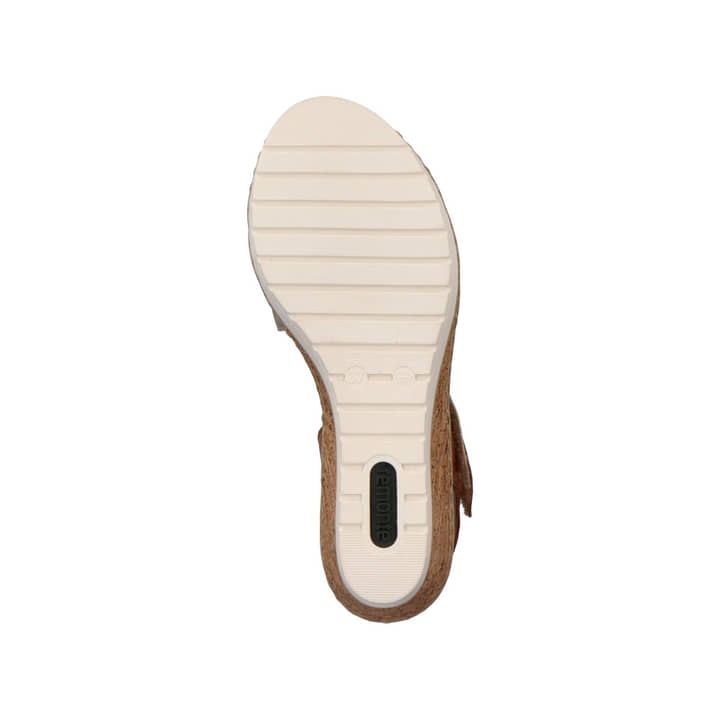 Remonte Artikelnummer R6251-23 remonte Damen Keilsandaletten karamellbraun-metallic Online