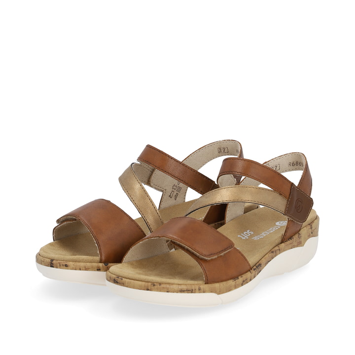 Remonte Artikelnummer R6860-24 remonte Damen Riemchensandalen nussbraun