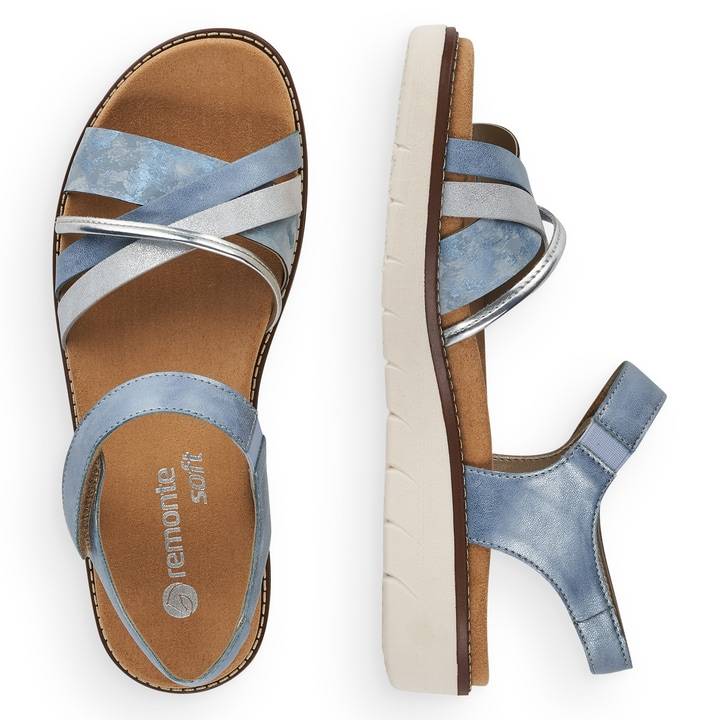Remonte Artikelnummer D2058-12 remonte Damen Riemchensandalen himmelblau Angebote