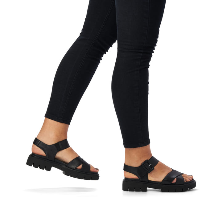 Remonte Artikelnummer D7950-00 remonte Damen Riemchensandalen mattschwarz Hotsell