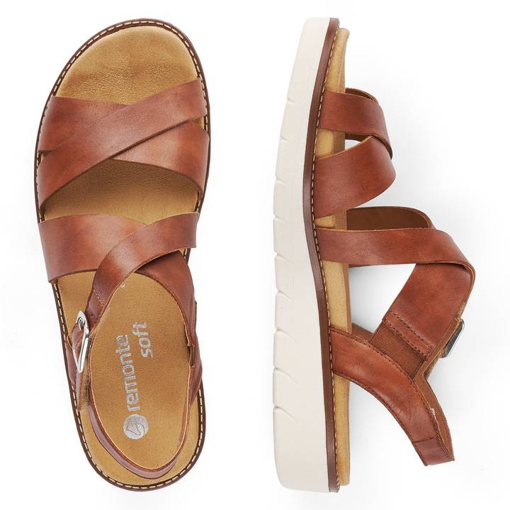 Remonte Artikelnummer D2060-24 remonte Damen Riemchensandalen schokobraun Schlussverkauf