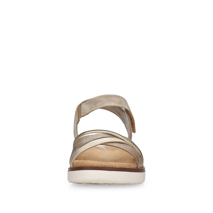 Remonte Artikelnummer D2058-90 remonte Damen Riemchensandalen hellbeige-metallic Günstiger Verkauf