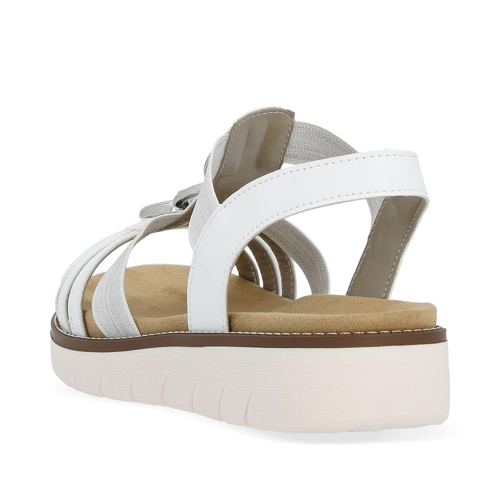 Remonte Artikelnummer D2073-80 remonte Damen Riemchensandalen edelweiß-silber Blitzverkäufe