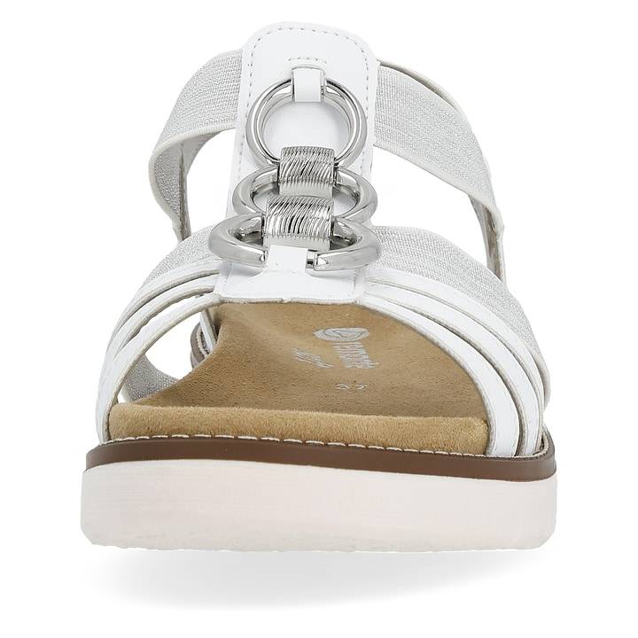 Remonte Artikelnummer D2073-80 remonte Damen Riemchensandalen edelweiß-silber Blitzverkäufe