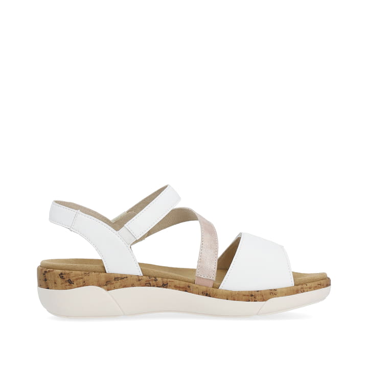Remonte Artikelnummer R6860-80 remonte Damen Riemchensandalen sternenweiß-metallicrosé Outlet