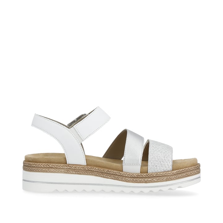 Remonte Artikelnummer D0Q55-90 remonte Damen Riemchensandalen silber-perlweiß Auslauf