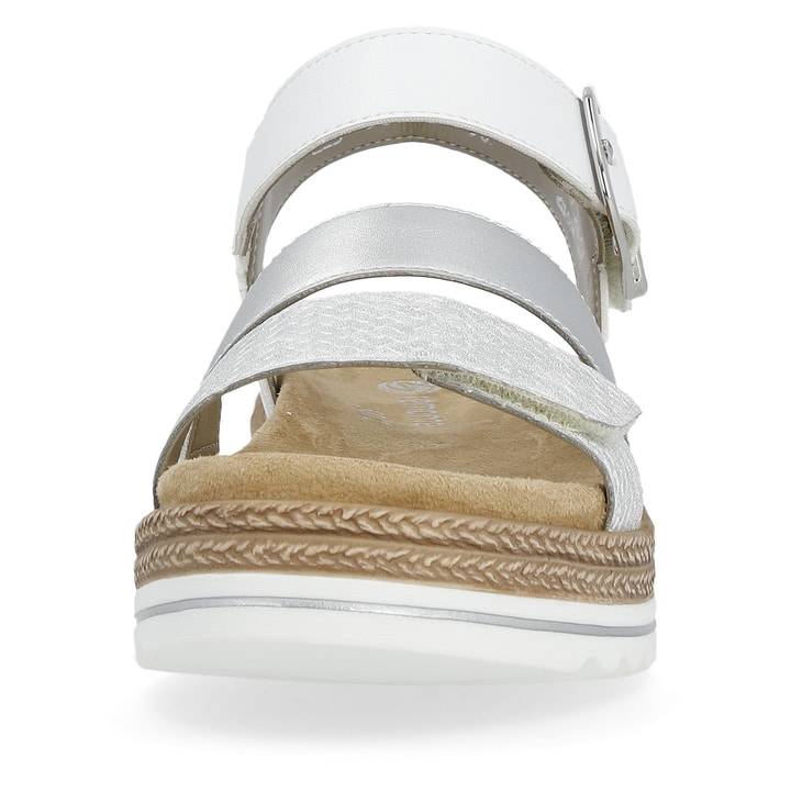 Remonte Artikelnummer D0Q55-90 remonte Damen Riemchensandalen silber-perlweiß Auslauf