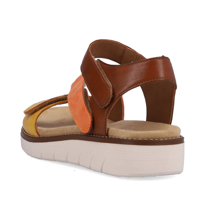 Remonte Artikelnummer D2050-25 remonte Damen Riemchensandalen braun-orange-gelb Verkauf