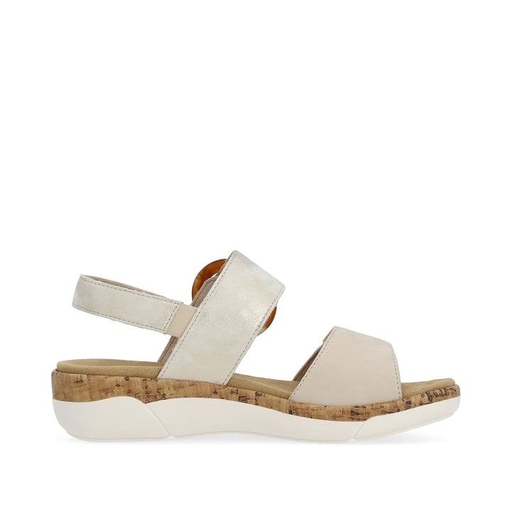 Remonte Artikelnummer R6853-61 remonte Damen Riemchensandalen lehmbeige-altweiß Angebote