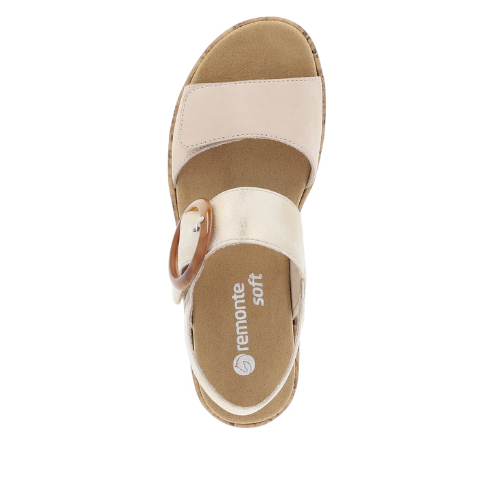 Remonte Artikelnummer R6853-61 remonte Damen Riemchensandalen lehmbeige-altweiß Angebote